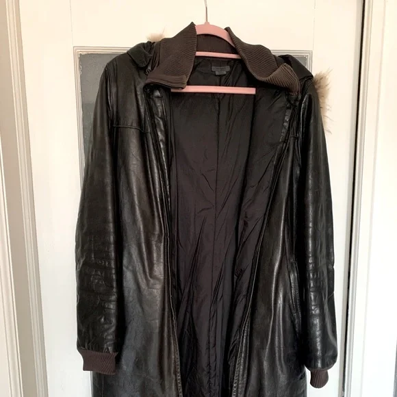 M0851 | Jackets & Coats | Luxury Montreal Brand M85 Leather Coat 